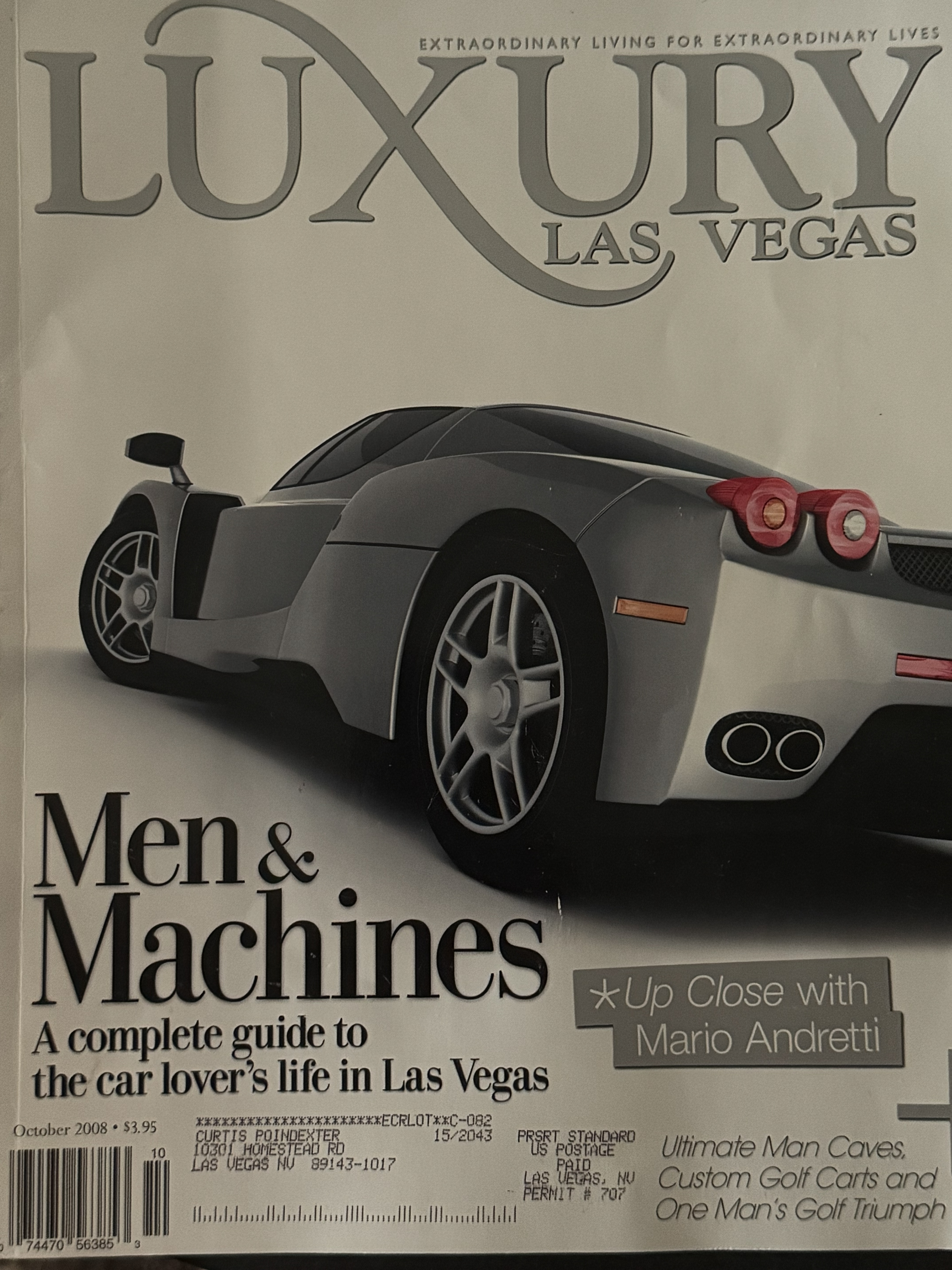 Luxury Las Vegas magazine cover featuring Windrock Farm